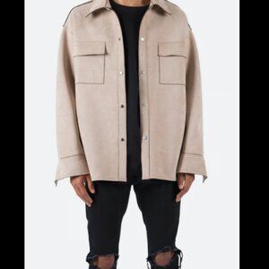 mnml Suede Jacket - Tan - S (FITS LIKE A MEDIUM)